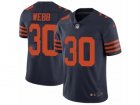 Mens Nike Chicago Bears #30 B.W. Webb Vapor Untouchable Limited Navy Blue 1940s Throwback Alternate NFL Jersey