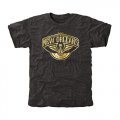 New Orleans Pelicans Gold Collection Tri-Blend T-Shirt Black