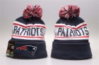 Patriots Team Pride Navy Knit Hat With Pom YP