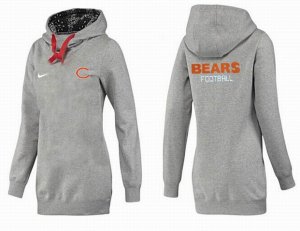 Women Chicago bears Logo Pullover Hoodie-074