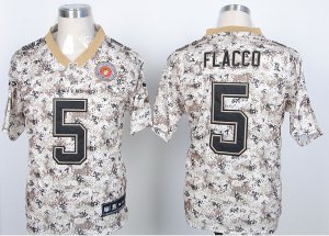 Nike Baltimore ravens #5 Joe Flacco camo Jerseys(Elite)