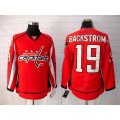 youth nhl washington capital #19 backstrom red