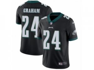 Men Nike Philadelphia Eagles #24 Corey Graham Black Alternate Vapor Untouchable Limited Player NFL Jersey