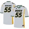 North Dakota State Bison 55 Aaron Mercadel White College Football Jersey