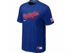 MLB Washington Nationals Blue Nike Short Sleeve Practice T-Shirt