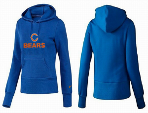 Women Chicago bears Logo Pullover Hoodie-093