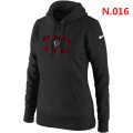 Women Atlanta Falcons Logo Pullover Hoodie-1