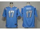 NEW NFL San Diego Chargers #17 Philip Rivers lt.blue Jerseys(Game)