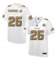 Women Nike Denver Broncos #25 Chris Harris Jr White NFL Pro Line Super Bowl 50 Fashion Jersey