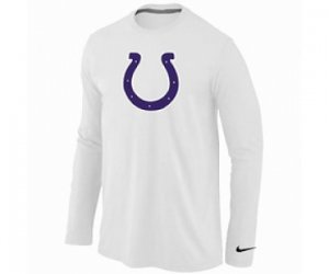 Nike Indianapolis Colts Logo Long Sleeve T-Shirt WHITE