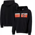 Cincinnati Bengals Majestic Touchback Full Zip Hoodie Black