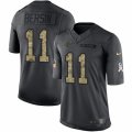 Mens Nike Carolina Panthers #11 Brenton Bersin Limited Black 2016 Salute to Service NFL Jersey