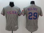Texas Rangers #29 Adrian Beltre Grey Flexbase Authentic Collection Stitched Baseball Jersey