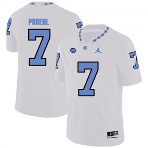 North Carolina Tar Heels 7 Austin Proehl White College Football Jersey