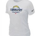 Women San Diego Charger White T-Shirt