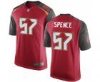 Men's Nike Tampa Bay Buccaneers #57 Noah Spence Game Red Team Color NFL Jersey