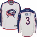 Mens Reebok Columbus Blue Jackets #3 Seth Jones Authentic White Away NHL Jersey