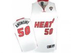 nba Miami Heat #50 Joel Anthony Whitenba Miami Heat #50 Joel Anthony White
