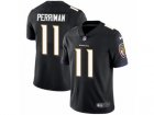 Mens Nike Baltimore Ravens #11 Breshad Perriman Vapor Untouchable Limited Black Alternate NFL Jersey