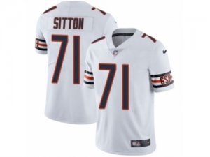 Mens Nike Chicago Bears #71 Josh Sitton Vapor Untouchable Limited White NFL Jersey