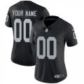 Womens Nike Oakland Raiders Customized Black Team Color Vapor Untouchable Limited Player NFL Jersey