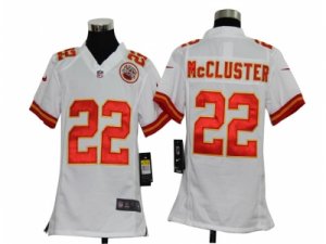 ke Youth NFL Kansas City Chiefs #22 Dexter McCluster white Jerseys