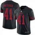 Youth Nike San Francisco 49ers #41 Antoine Bethea Black Stitched NFL Limited Rush Jersey