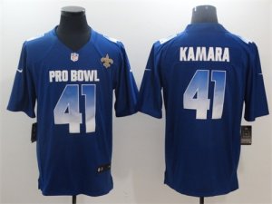 Nike NFC Saints #41 Alvin Kamara Royal 2018 Pro Bowl Game Jersey