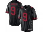 Mens Nike San Francisco 49ers #9 Robbie Gould Limited Black NFL Jersey