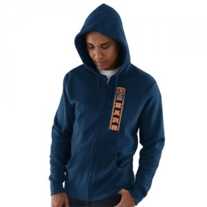 Chicago Bears Hook and Ladder Full Zip Hoodie Navy