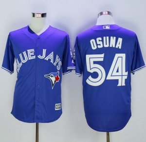 Toronto Blue Jays #54 Roberto Osuna Blue New Cool Base 40th Anniversary Stitched Baseball Jersey