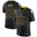 Nike Steelers #55 Devin Bush Black Shadow Legend Limited Jersey