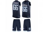Nike Tennessee Titans #66 Brian Schwenke Limited Navy Blue Tank Top Suit NFL Jersey