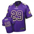 Nike Minnesota Vikings #29 Xavier Rhodes Purple Jersey(Elite Drift Fashion)