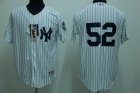 mlb new york yankees #52 sabathia white(2009 logo)