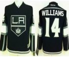 Youth nhl jerseys los angeles kings #14 williams black