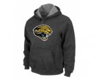 Jacksonville Jaguars Logo Pullover Hoodie D.Grey