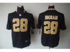 Nike New Orleans Saints #28 Mark Ingram Black[Limited]Jerseys