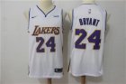 Lakers #24 Kobe Bryant White Nike Swingman Jersey