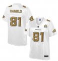Women Nike Denver Broncos #81 Owen Daniels White NFL Pro Line Super Bowl 50 Fashion Jersey