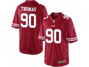 Mens Nike San Francisco 49ers #90 Solomon Thomas Limited Red Team Color NFL Jersey