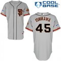 mlb jerseys san francisco giants #45 Travis Ishikawa grey