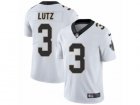 Mens Nike New Orleans Saints #3 Will Lutz Vapor Untouchable Limited White NFL Jersey