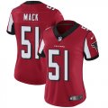 Nike Falcons #51 Alex Mack Red Women Vapor Untouchable Limited Jersey