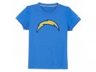 nike san diego chargers sideline legend authentic logo youth T-Shirt lt.blue