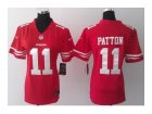 Nike women jerseys san francisco 49ers #11 patton red[nike][patton]