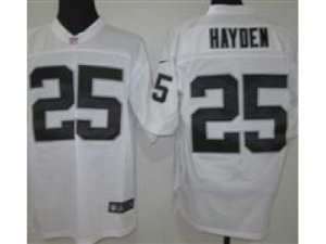 Nike NFL Oakland Raiders #25 D.J. Hayden White Jerseys(Elite)