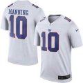 Mens Nike New York Giants #10 Eli Manning White Color Rush Limited Jerseys