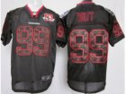 Nike NFL Houston Texans #99 J.J. Watt Black Jerseys W 10th Patch(Lights Out Elite)