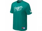 Los Angeles Dodgers Nike Short Sleeve Practice T-Shirt Green